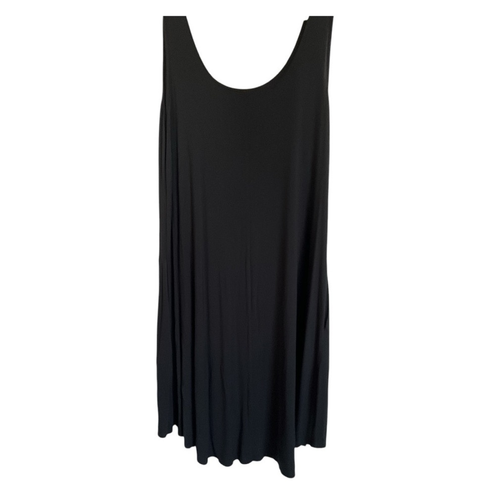 SOMA black L tank dress with pockets EUC - Picture 4 of 4